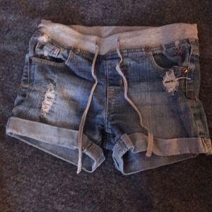 Justice jean shorts